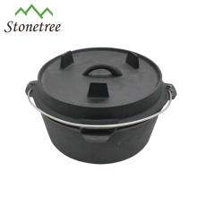 Hot sale dutch oven, cast iron pot, outdoor camping cookware